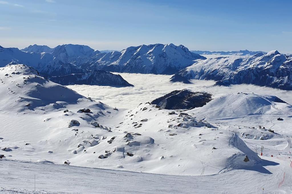 Pieds Des Pistes - Parking Couvert - Plein Sud Alpe d'Huez Kültér fotó